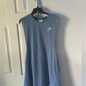 Gymshark, Arm Tank, blue, XL,